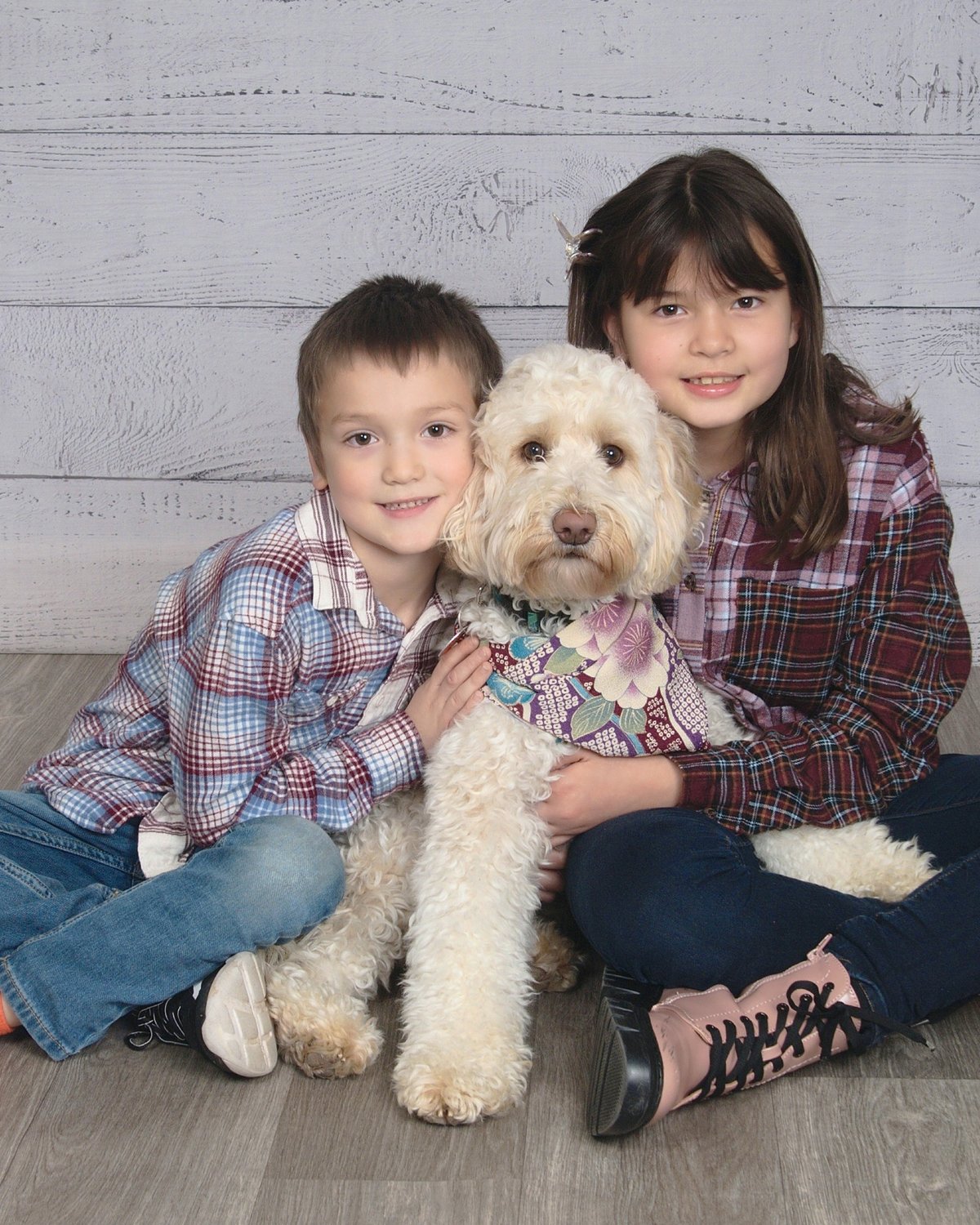 Douglas and Erika Campbell with Winnie